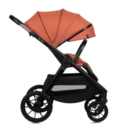 Lionelo - Poussette combinée 2-en-1 LAYLA Marron rouille