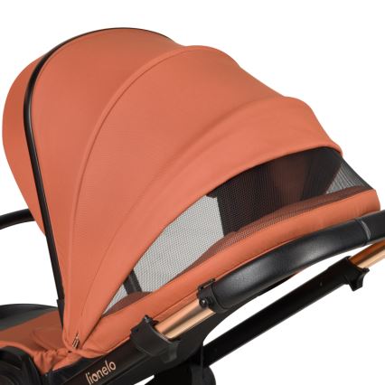 Lionelo - Poussette combinée 2-en-1 LAYLA Marron rouille