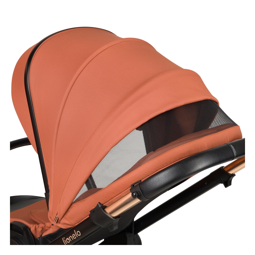 Lionelo - Poussette combinée 2-en-1 LAYLA Marron rouille