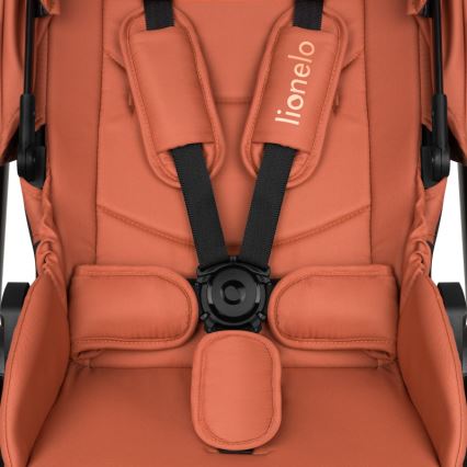 Lionelo - Poussette combinée 2-en-1 LAYLA Marron rouille