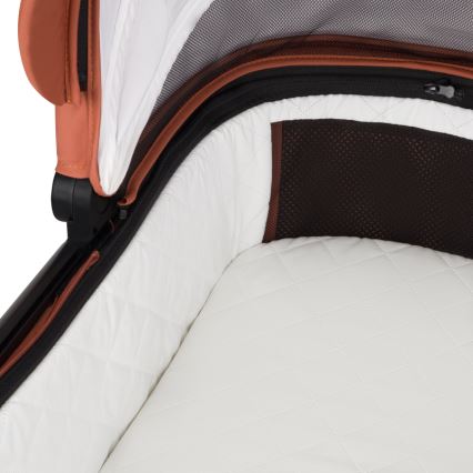Lionelo - Poussette combinée 2-en-1 LAYLA Marron rouille