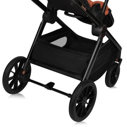 Lionelo - Poussette combinée 2-en-1 LAYLA Marron rouille