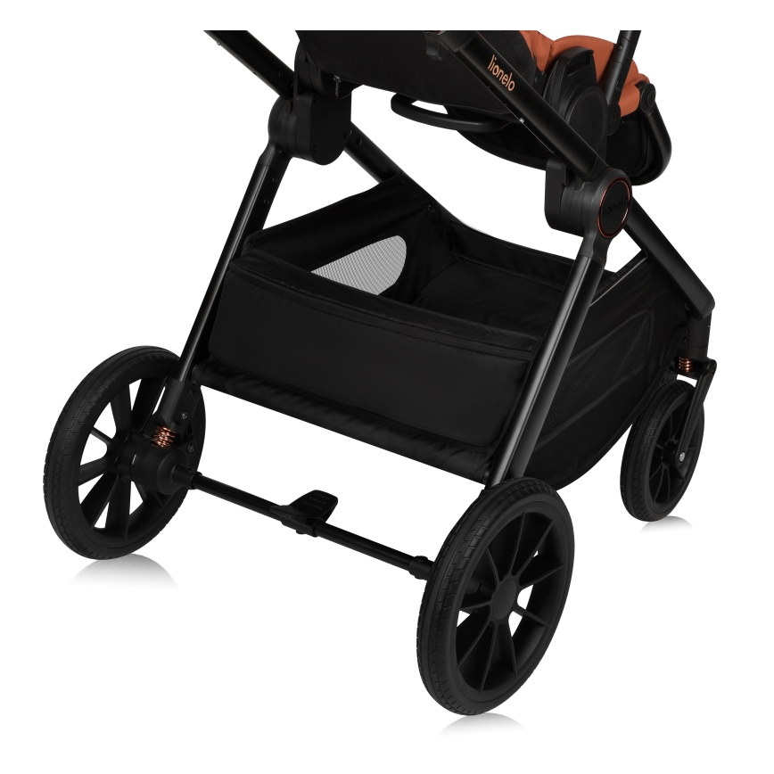 Lionelo - Poussette combinée 2-en-1 LAYLA Marron rouille