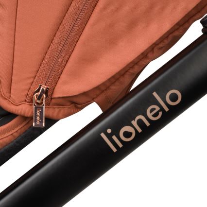 Lionelo - Poussette combinée 2-en-1 LAYLA Marron rouille