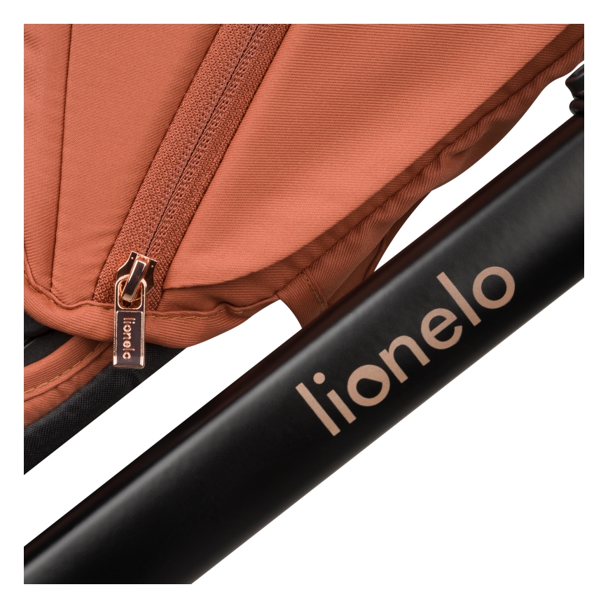 Lionelo - Poussette combinée 2-en-1 LAYLA Marron rouille
