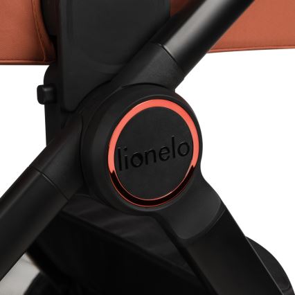Lionelo - Poussette combinée 2-en-1 LAYLA Marron rouille