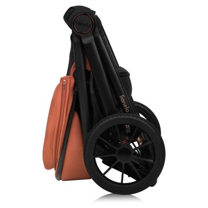 Lionelo - Poussette combinée 2-en-1 LAYLA Marron rouille