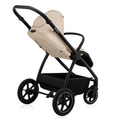 Lionelo - Poussette combinée 2-en-1 MERIL Beige Sable