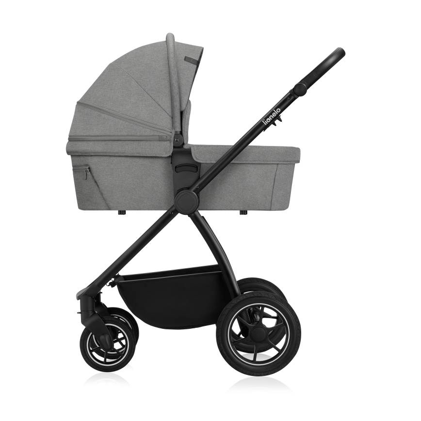 Lionelo - Poussette combinée 2-en-1 MERIL Grey Stone