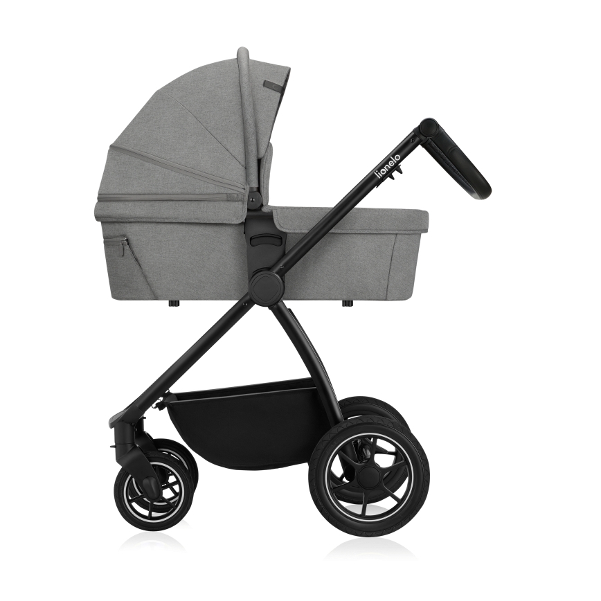 Lionelo - Poussette combinée 2-en-1 MERIL Grey Stone