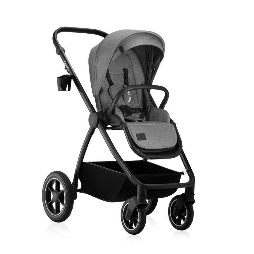 Lionelo - Poussette combinée 2-en-1 MERIL Grey Stone