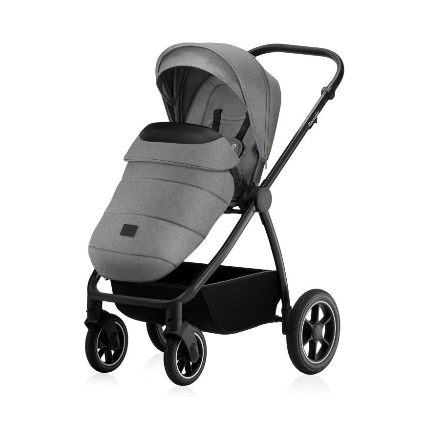 Lionelo - Poussette combinée 2-en-1 MERIL Grey Stone
