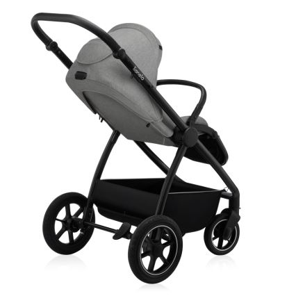 Lionelo - Poussette combinée 2-en-1 MERIL Grey Stone