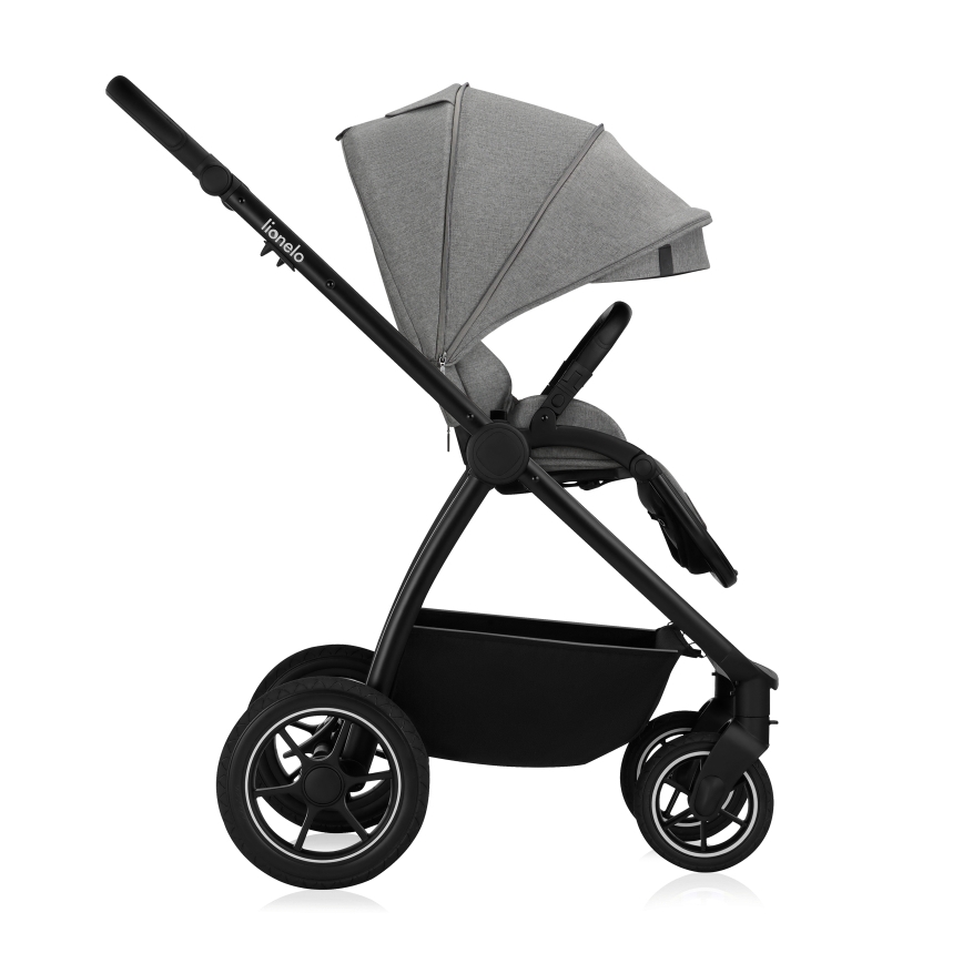 Lionelo - Poussette combinée 2-en-1 MERIL Grey Stone