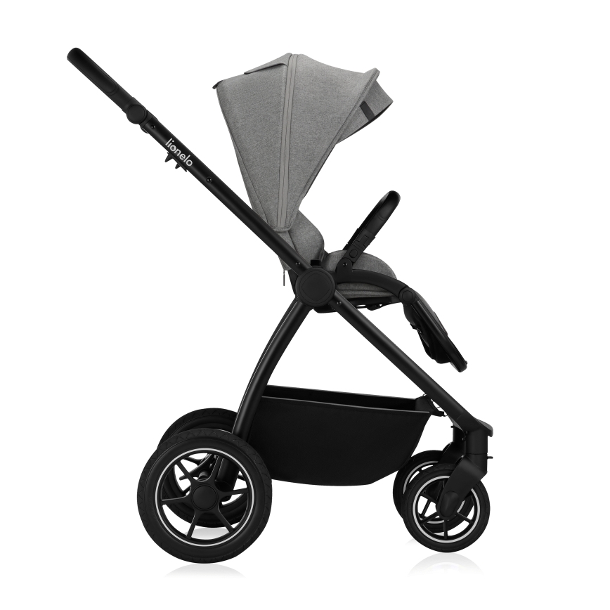 Lionelo - Poussette combinée 2-en-1 MERIL Grey Stone