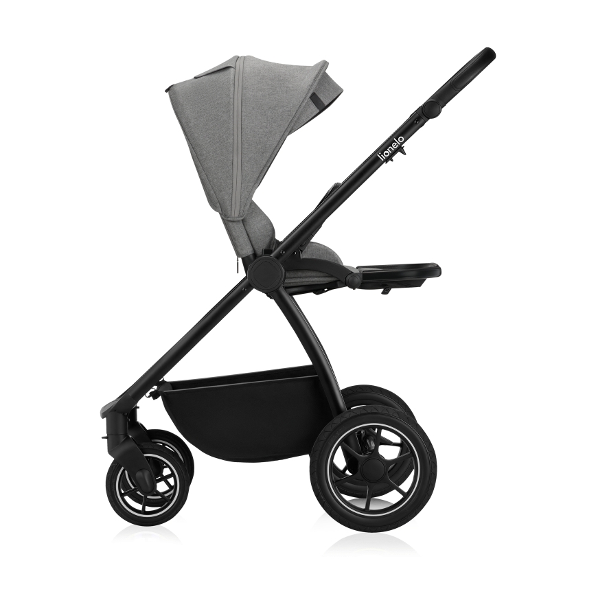 Lionelo - Poussette combinée 2-en-1 MERIL Grey Stone
