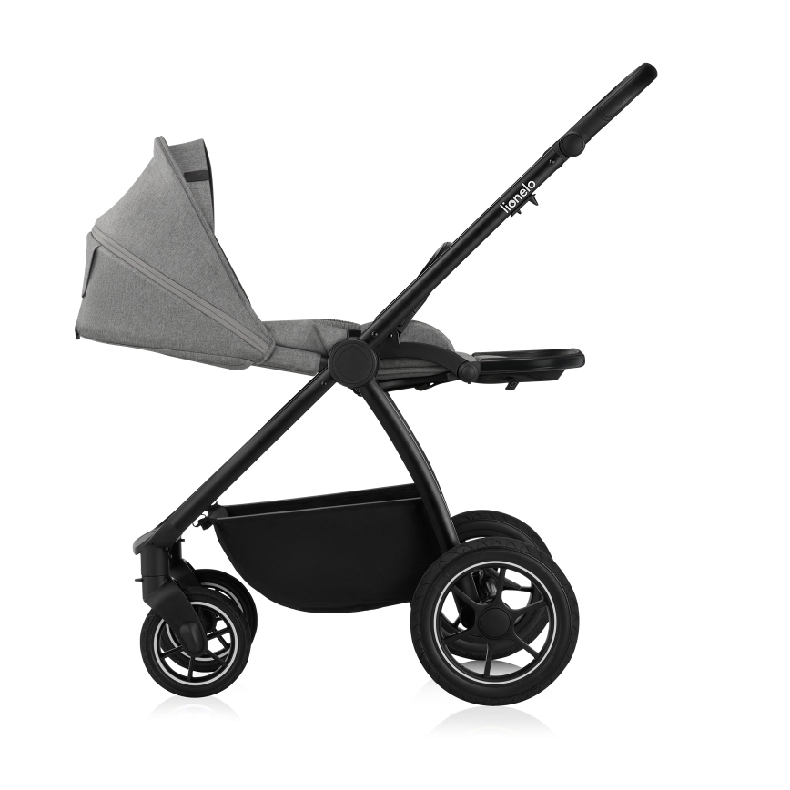 Lionelo - Poussette combinée 2-en-1 MERIL Grey Stone