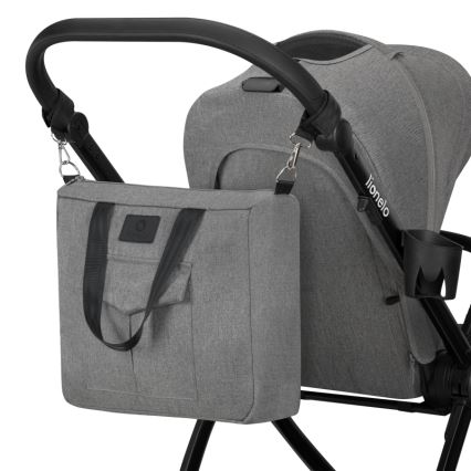 Lionelo - Poussette combinée 2-en-1 MERIL Grey Stone