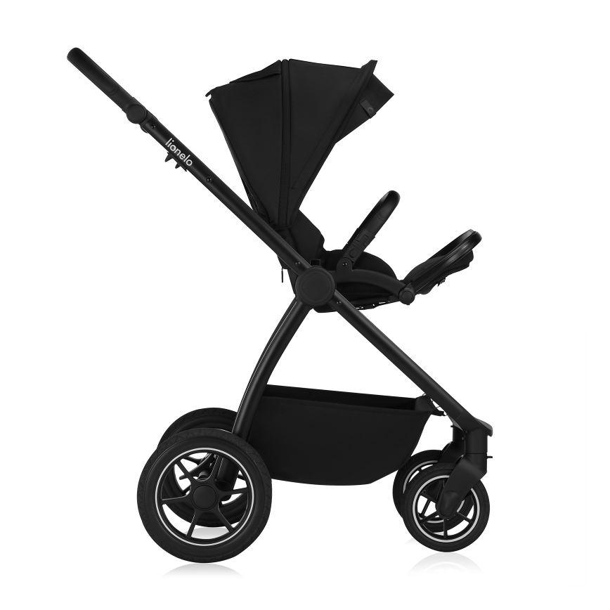 Lionelo - Poussette combinée 2 en 1 MERIL Noir Onyx