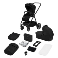 Lionelo - Poussette combinée 2-en-1 MERIL Onyx noir