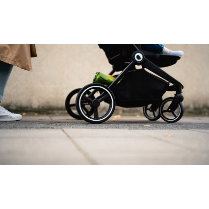 Lionelo - Poussette combinée 2-en-1 MIKA Bleu marine