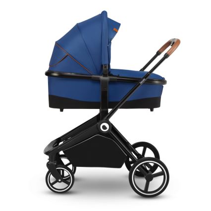 Lionelo - Poussette combinée 2-en-1 MIKA Bleu marine