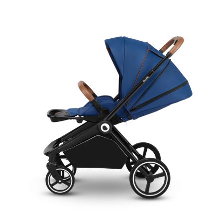 Lionelo - Poussette combinée 2-en-1 MIKA Bleu marine