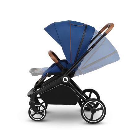 Lionelo - Poussette combinée 2-en-1 MIKA Bleu marine