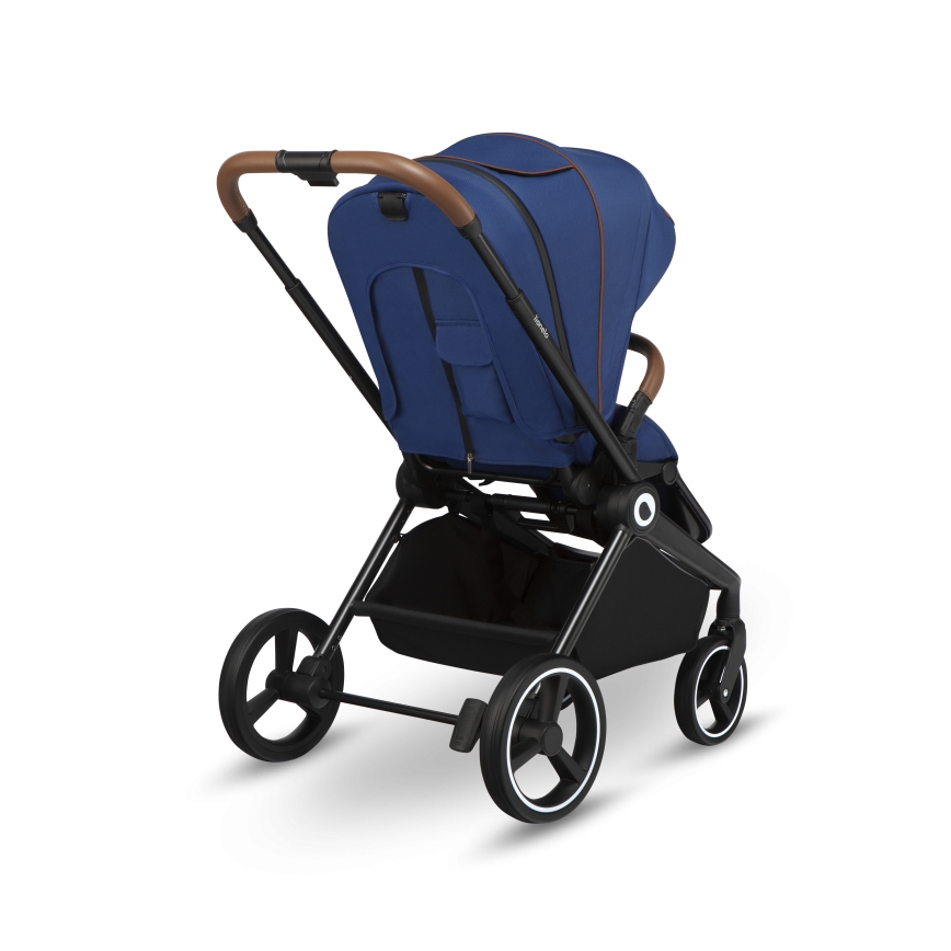 Lionelo - Poussette combinée 2-en-1 MIKA Bleu marine
