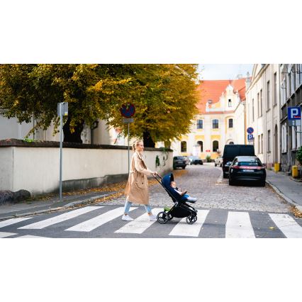 Lionelo - Poussette combinée 2-en-1 MIKA Blue Navy