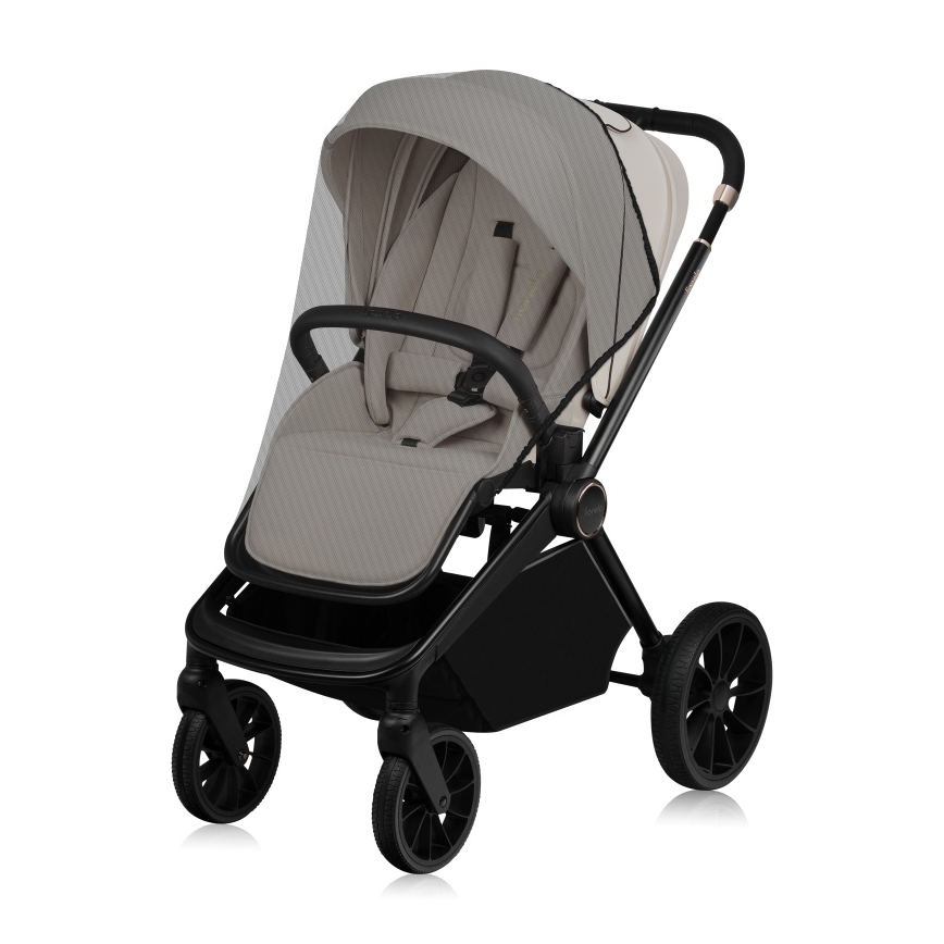 Lionelo - Poussette combinée 2 en 1 MIKA PLUS Beige Sable