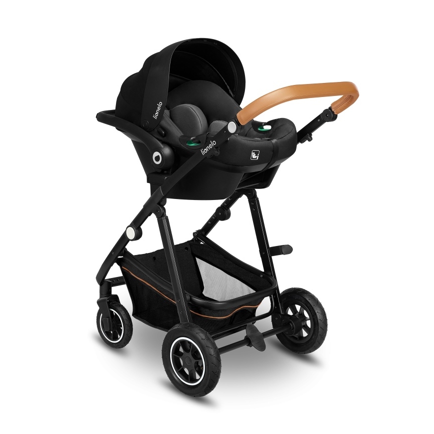 Lionelo - Poussette combinée 3 en 1 AMBER Gris Graphite
