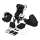 Lionelo - Poussette combinée 3-en-1 AMBER Noir/Argent