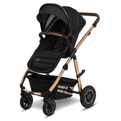 Lionelo - Poussette combinée 3 en 1 AMBER Onyx noir