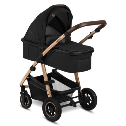 Lionelo - Poussette combinée 3 en 1 AMBER Onyx noir