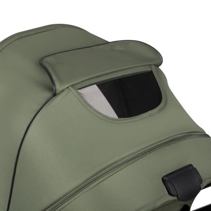 Lionelo - Poussette combinée 3-en-1 AMBER PLUS Vert forêt