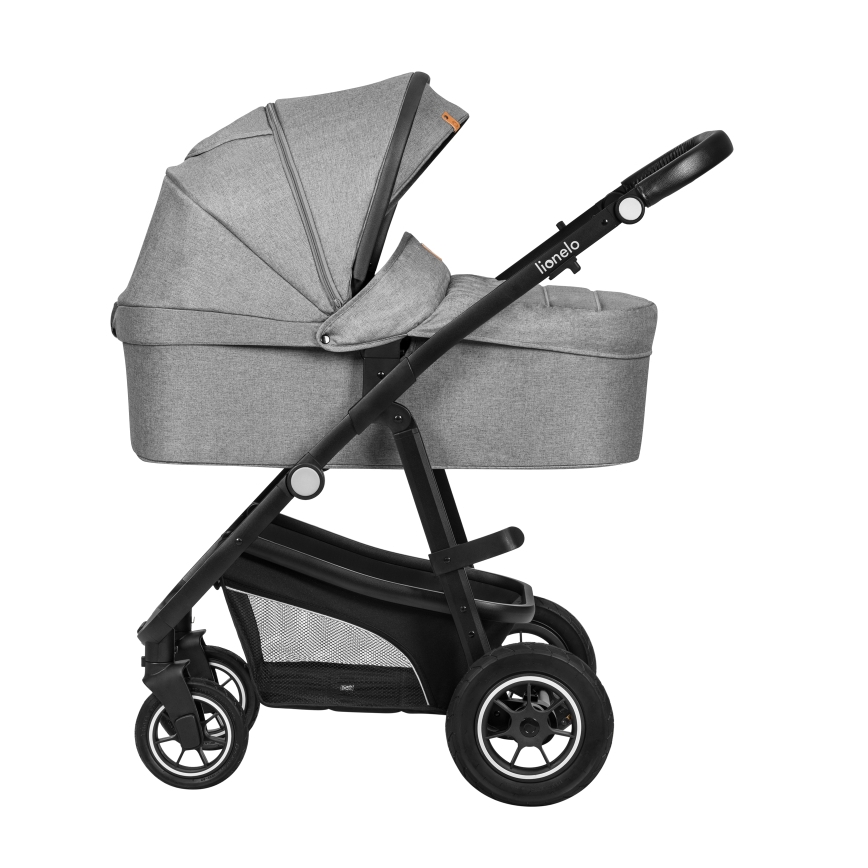 Lionelo - Poussette combinée 3-en-1 BIANKA Gris pierre