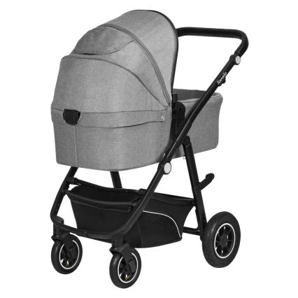 Lionelo - Poussette combinée 3-en-1 BIANKA Gris pierre