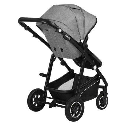 Lionelo - Poussette combinée 3-en-1 BIANKA Gris pierre