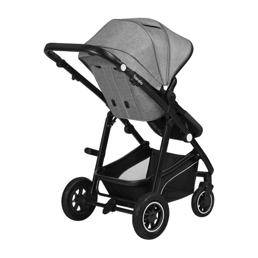 Lionelo - Poussette combinée 3-en-1 BIANKA Gris pierre