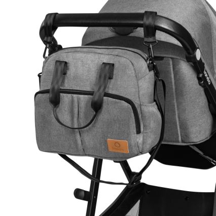 Lionelo - Poussette combinée 3-en-1 BIANKA Gris pierre