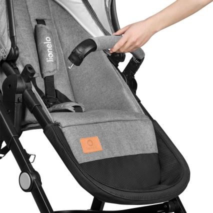 Lionelo - Poussette combinée 3-en-1 BIANKA Gris pierre