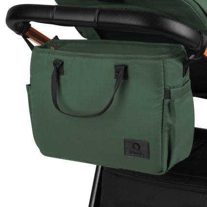 Lionelo - Poussette combinée 3-en-1 LAYLA Vert forêt