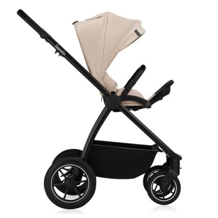 Lionelo - Poussette combinée 3-en-1 MERIL Beige Sable