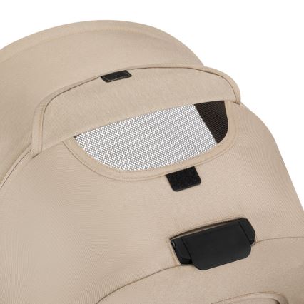 Lionelo - Poussette combinée 3-en-1 MERIL Beige Sable