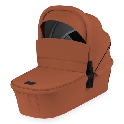 Lionelo - Poussette combinée 3-en-1 MIKA PLUS Brun rouille