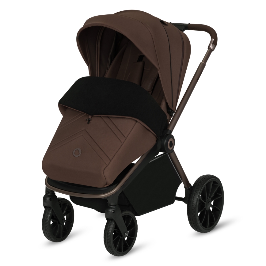 Lionelo - Poussette combinée 3 en 1 MIKA PLUS Mocha Mousse