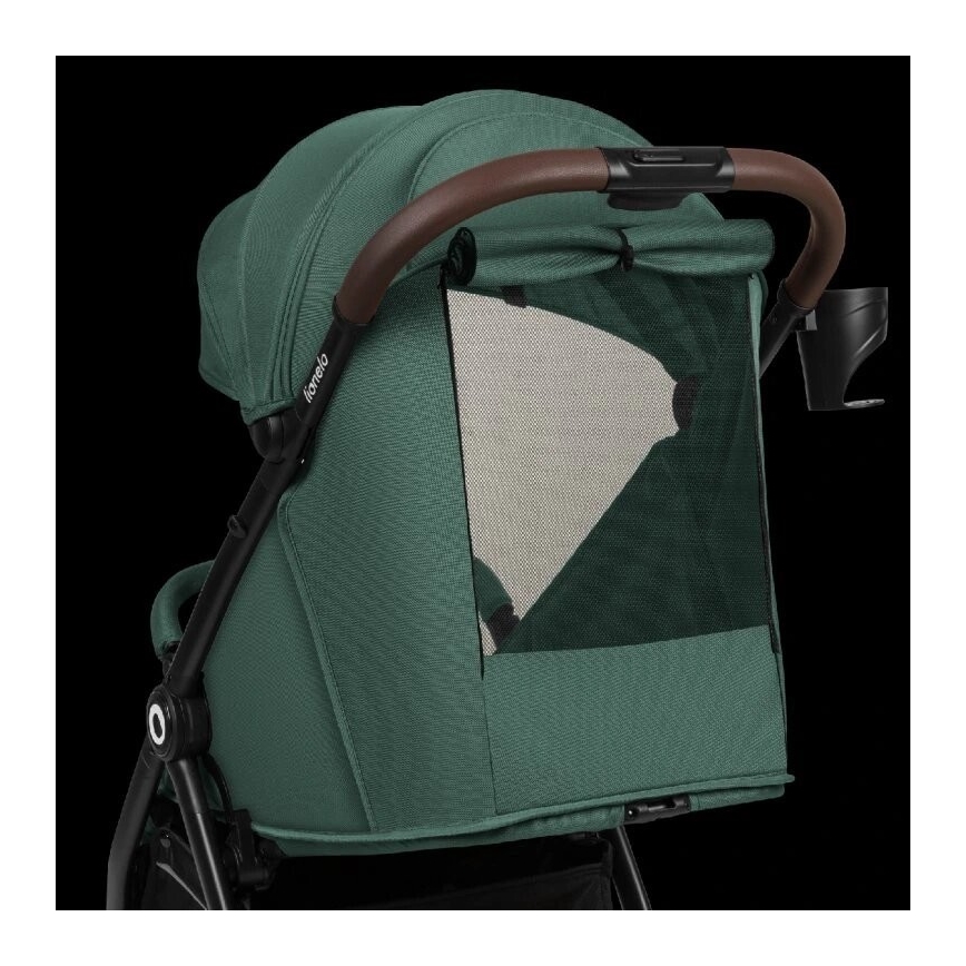 Lionelo - Poussette INGRID verte/noire