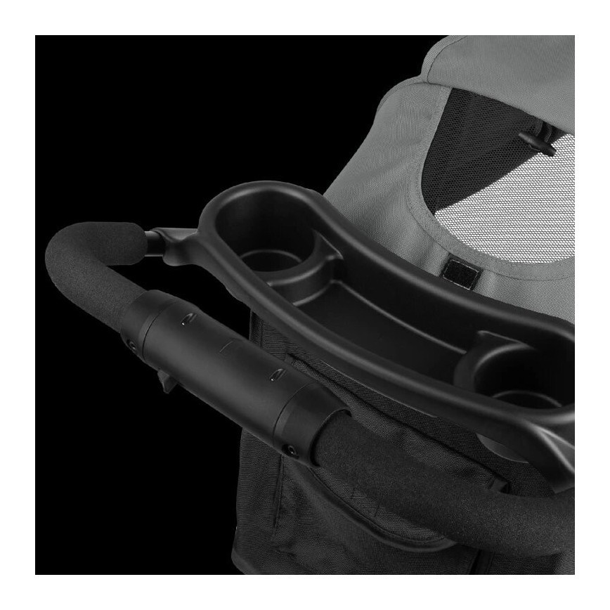 Lionelo - Poussette sport EMMA PLUS gris/noir