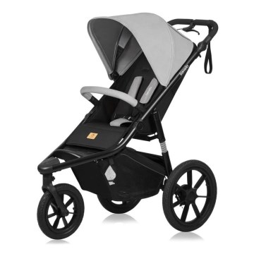 Lionelo - Poussette sportive AZURA noir/gris